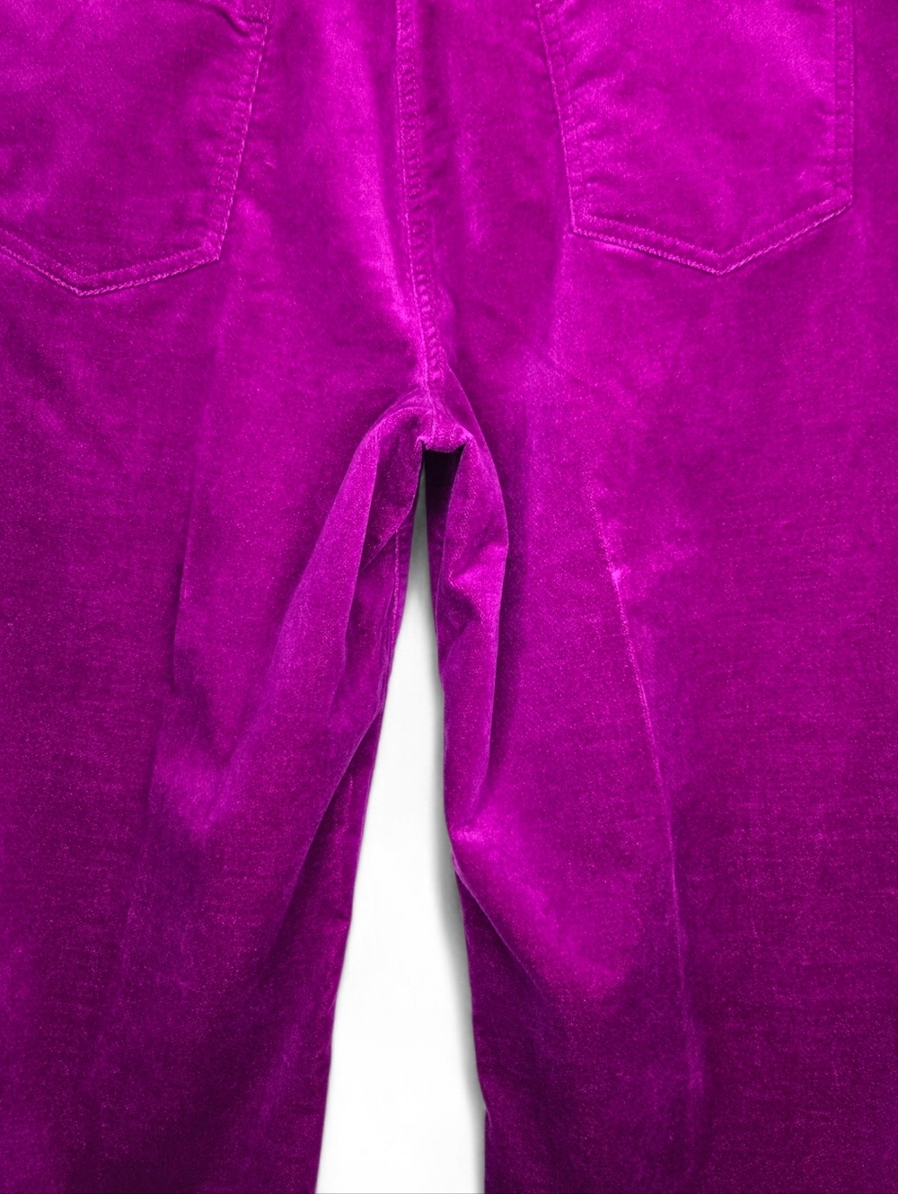 Talbots Velvet Jeans/pants, Fushia 16 - Picture 5 of 14
